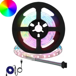 LED-strip 2 pcs Zwart en transparant 1200 mm Koper en kunststof>vidaXL Best