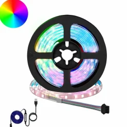 Verlichting*vidaXL LED-strip 2 pcs Zwart en transparant 950 mm Koper en kunststof
