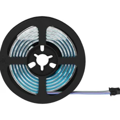 Verlichting*vidaXL LED-strip 2 pcs Zwart en transparant 950 mm Koper en kunststof