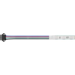 Verlichting*vidaXL LED-strip 2 pcs Zwart en Wit 1745 mm Koper en kunststof