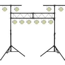 Kunst & Entertainment*vidaXL Lichtstatief 338x115x(180-300) cm staal