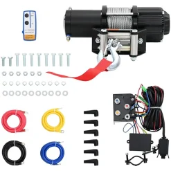 Materiaalbehandeling*vidaXL Lier elektrisch 12 V 4.500 lbs 2.040 kg met afstandsbediening