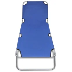 Ligbed inklapbaar gepoedercoat staal>vidaXL New