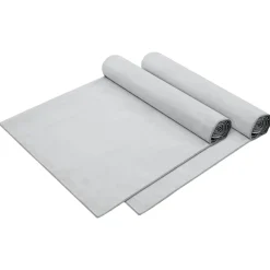 Linnengoed*vidaXL Ligbedhanddoeken 2 pcs 210 x 75 cm Polyester en Polyamide Grijs