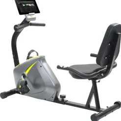 Fitness*vidaXL Ligfiets hometrainer magnetisch met hartslagmeter