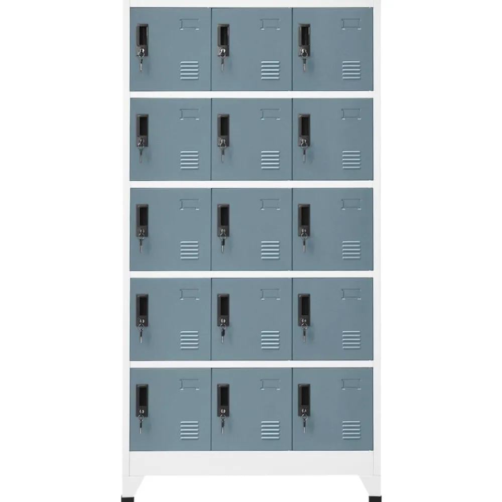 Lockerkast 90x40x180 cm staal>vidaXL Sale