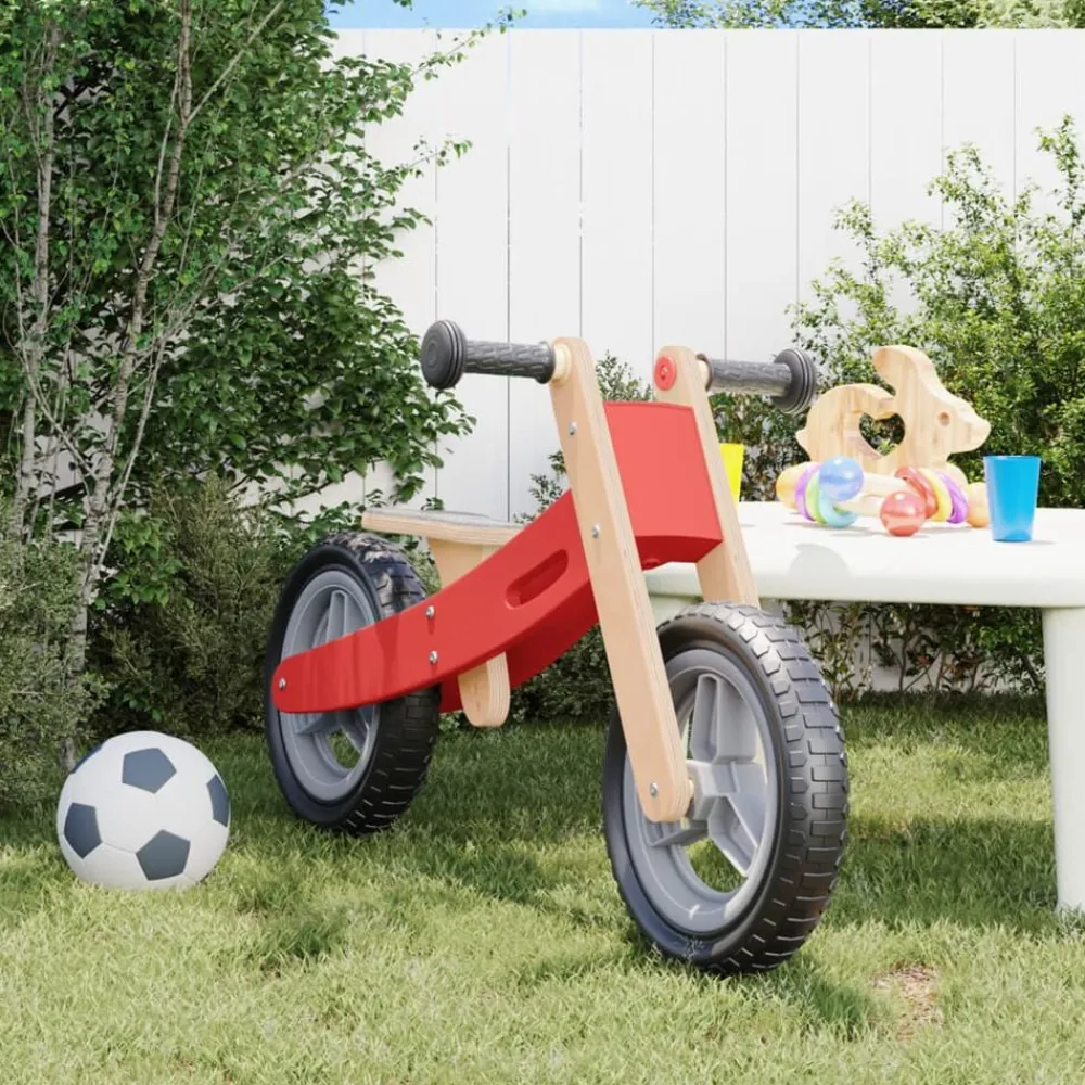 Speelgoed*vidaXL Loopfiets voor kinderen Rood
