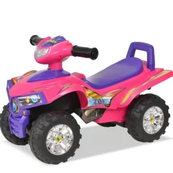 Speelgoed*vidaXL Loopquad met licht en geluid roze en paars
