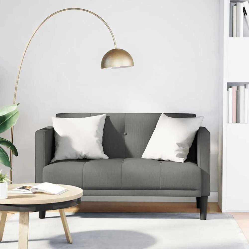 Loveseat Bank 111 cm Stof>vidaXL Sale