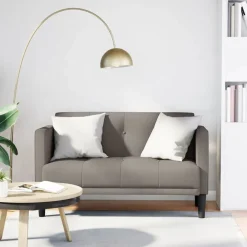Loveseat Bank 111 cm Stof>vidaXL Hot