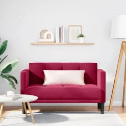 Loveseat bank 111 cm fluweel>vidaXL Outlet