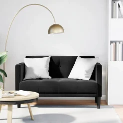 Loveseat bank 111 cm fluweel>vidaXL Online