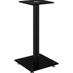 Luidsprekerstandaards 2 st 1 pijler gehard glas><noscript><img width=