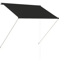 Tuin & Gazon*vidaXL Luifel uittrekbaar 150x150 cm Antraciet