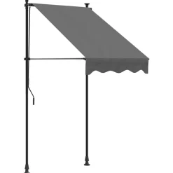 Luifel uittrekbaar 100x150 cm stof en staal kleurig>vidaXL Hot