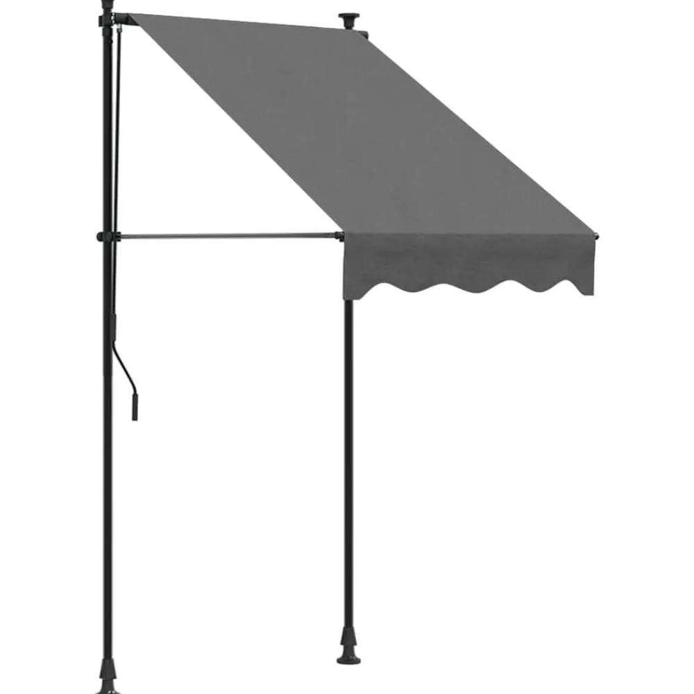 Luifel uittrekbaar 100x150 cm stof en staal kleurig>vidaXL Hot