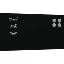 Magneetbord voor aan de wand 40x20 cm gehard glas>vidaXL Sale