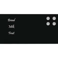 Magneetbord voor aan de wand 40x20 cm gehard glas><noscript><img width=