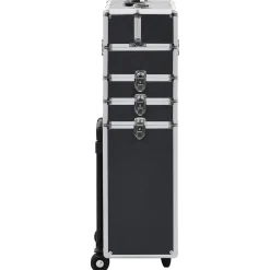 Bagage & Tassen*vidaXL Make-up trolley aluminium Zwart