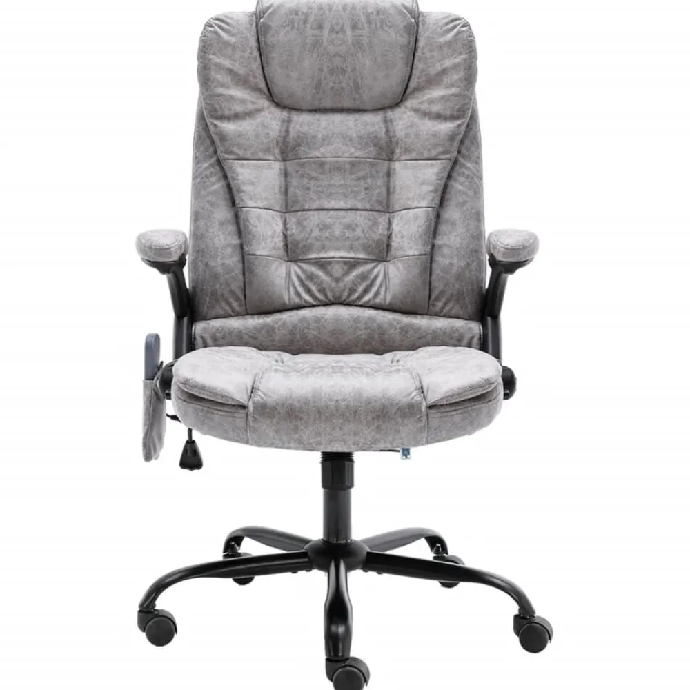Massagekantoorstoel kunstsuède>vidaXL Online
