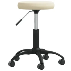 Uiterlijk & Gezondheid*vidaXL Massagekruk fluweel crèmekleurig Cr&egrave;me