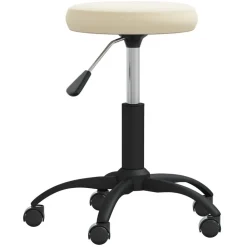 Uiterlijk & Gezondheid*vidaXL Massagekruk fluweel crèmekleurig Cr&egrave;me