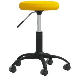 Uiterlijk & Gezondheid*vidaXL Massagekruk fluweel Mosterdgeel