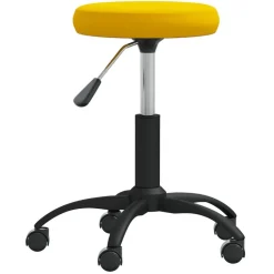 Uiterlijk & Gezondheid*vidaXL Massagekruk fluweel Mosterdgeel
