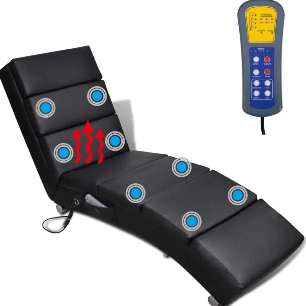Massagelounger kunstleer>vidaXL
