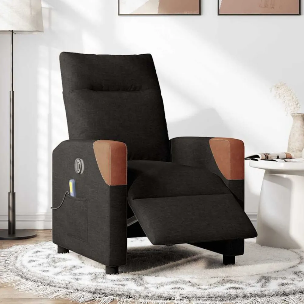 Massagestoel elektrisch verstelbaar stof>vidaXL New