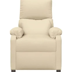 Massagestoel stof crèmekleurig><noscript><img width=