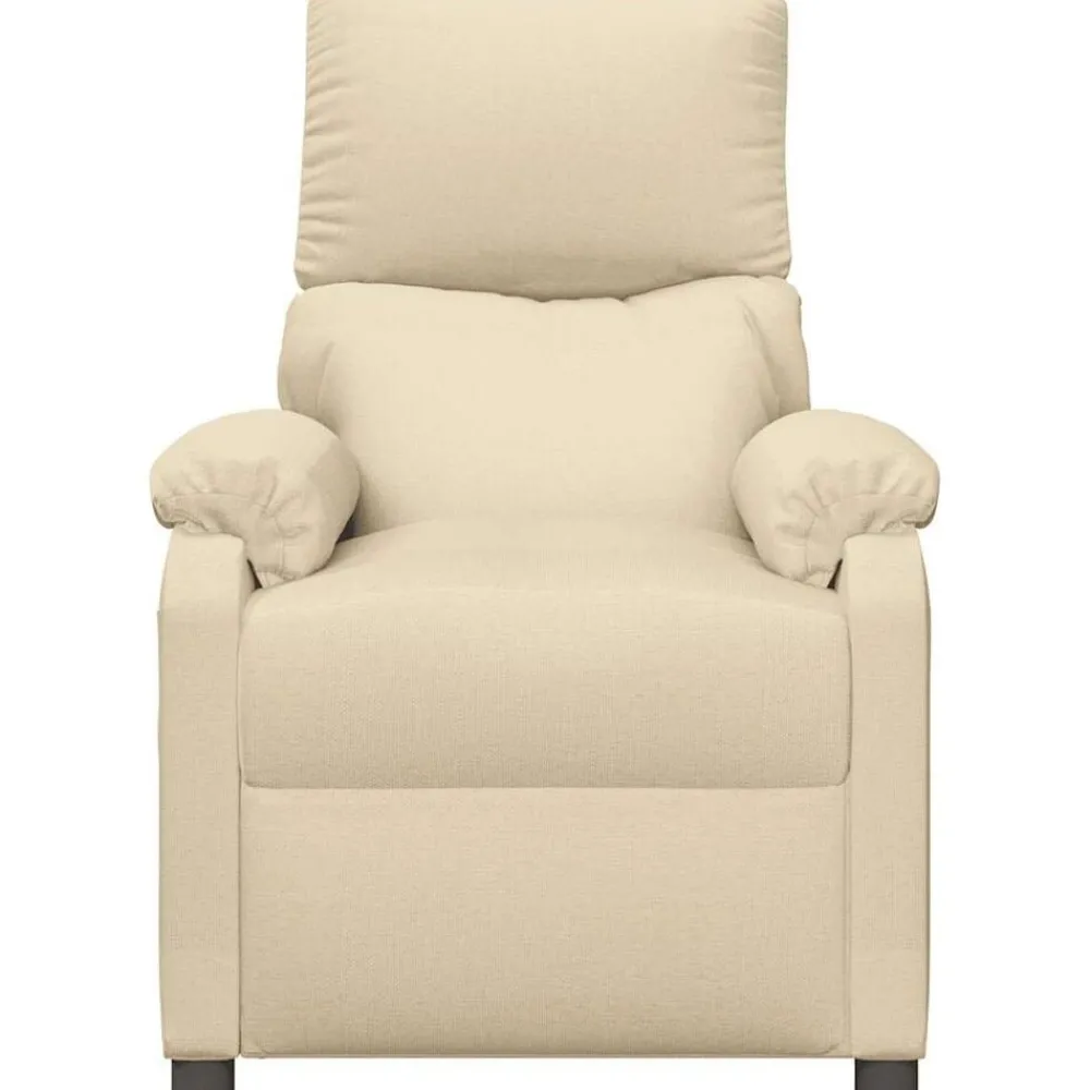 Massagestoel stof crèmekleurig>vidaXL Outlet