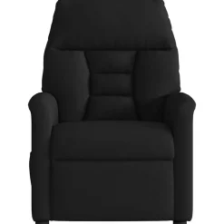 Stoelen*vidaXL Massagestoel verstelbaar stof Zwart