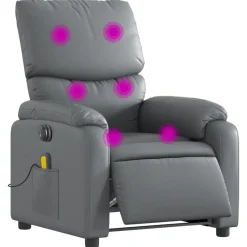 Massagestoel verstelbaar elektrisch kunstleer><noscript><img width=