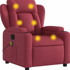 Massagestoel verstelbaar stof>vidaXL Online