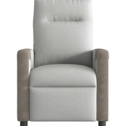 Stoelen*vidaXL Massagestoel verstelbaar stof wolk grijs Wolkengrijs