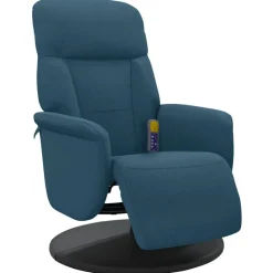 Massagestoel verstelbaar met voetensteun fluweel><noscript><img width=