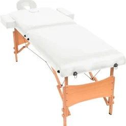 Massagetafel 10 cm dik 2 zones inklapbaar>vidaXL Hot