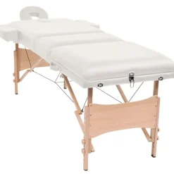 Massagetafel- en krukset inklapbaar 3 zones 10 cm dik>vidaXL Clearance