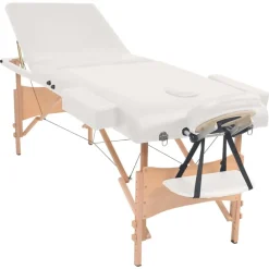 Massagetafel- en krukset inklapbaar 3 zones 10 cm dik><noscript><img width=