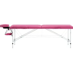 Massagetafel inklapbaar 2 zones aluminum>vidaXL New