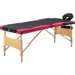Massagetafel inklapbaar 3 zones hout>vidaXL Clearance