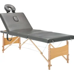 Massagetafel met 4 zones 186x68 cm houten frame>vidaXL Discount