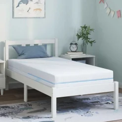 Bedden & Accessoires*vidaXL Matras Wit 80 x 160 cm Jacquard stof