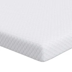matrastopper Wit 70 x 200 cm Jacquard Stof>vidaXL New