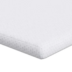 Linnengoed*vidaXL matrastopper Wit 80 x 200 cm Jacquard Stof