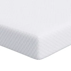 Linnengoed*vidaXL matrastopper Wit 80 x 200 cm Jacquard Stof