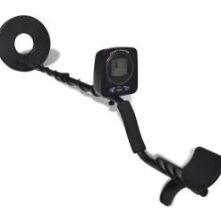 Detectieapparaten & Bevestigingsmiddelen*vidaXL Metaaldetector met LCD-scherm zoekschijf 21cm zoekdiepte 300cm
