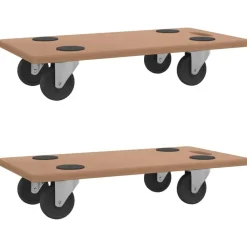 Meubelhondjes 2 st rechthoekig bewerkt hout>vidaXL Sale