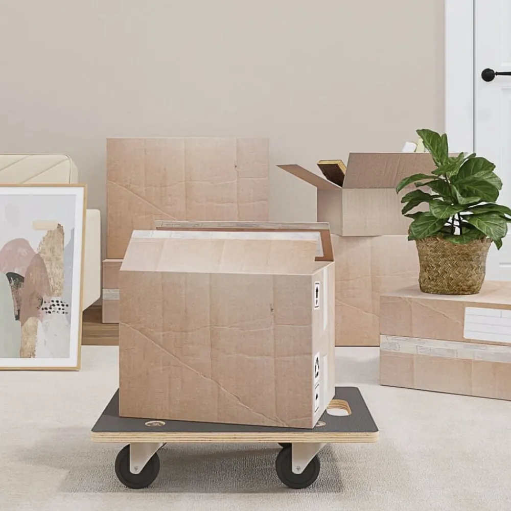 Materiaalbehandeling*vidaXL Meubelhondjes 2 st rechthoekig 250 kg 50x35x11,5 cm